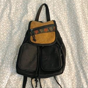 90’s vintage floral mini backpack rucksack
